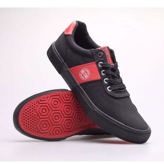 Cipők Big Star M JJ174255 fekete piros 1