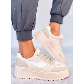 BM Platform tornacipő Foret Beige bézs 2