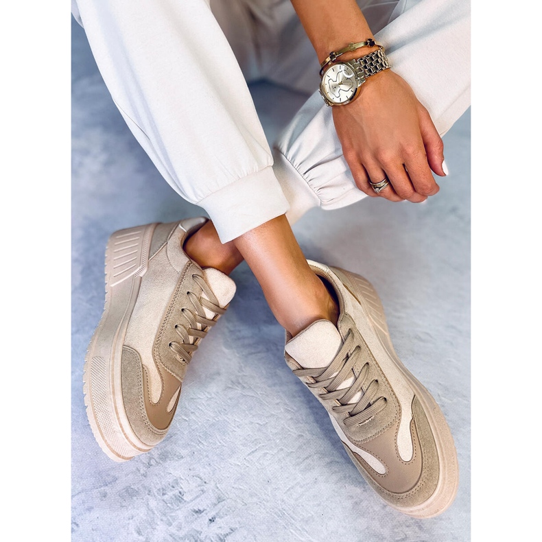 BM Platform tornacipő Foret Khaki bézs 2