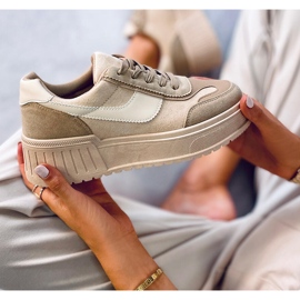 BM Platform tornacipő Foret Khaki bézs 1