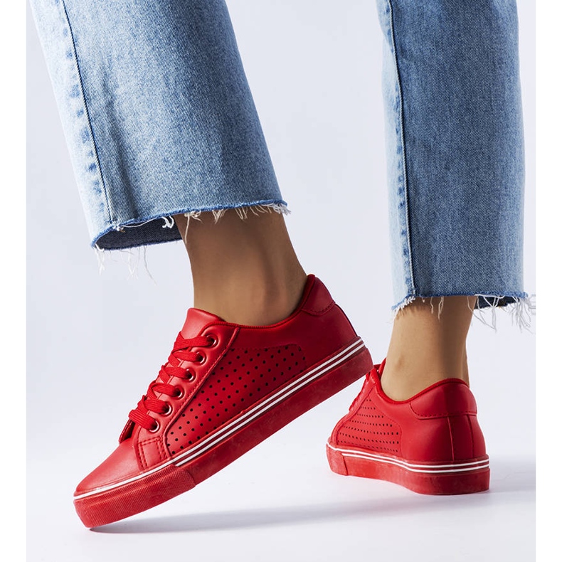 BM Piros eco-bőr tornacipő a Joffre-tól 1