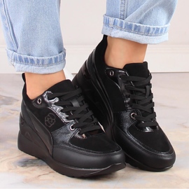 Női fűzős cipő eVento fekete 1 Női fűzős cipő eVento fekete 1