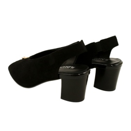 Női szandál a Daszyński Post SA169-6 fekete 4