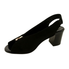 Női szandál a Daszyński Post SA169-6 fekete 2 Női szandál a Daszyński Post SA169-6 fekete 2