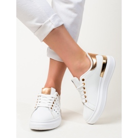 Shelovet fehér tornacipő vastag talppal 2