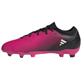 Adidas X Speedportal.3 Fg Jr GZ5071 futballcipő rózsaszín rózsák és lilák 1