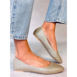 Seastar Chiesa Gold csillogó balerinák aranysárga 2