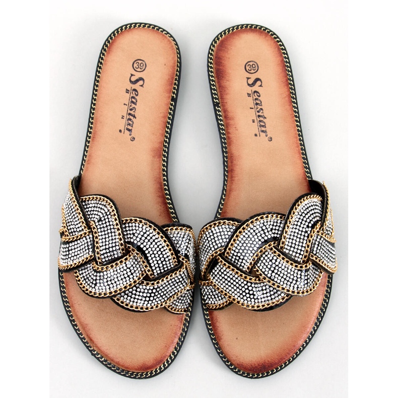 PA1 Magali Fekete cirkónia csúszkák 1