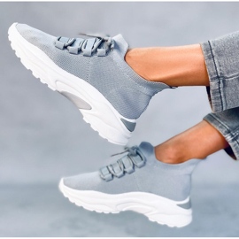 Vesco Grey zoknis sportcipő szürke 1