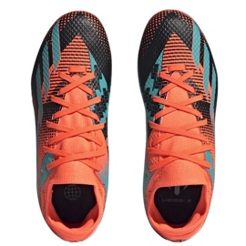 Adidas X Speedportal Messi.3 Fg Jr GZ5145 futballcipő narancs és vörös narancssárga 2