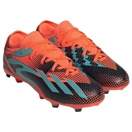 Adidas X Speedportal Messi.3 Fg Jr GZ5145 futballcipő narancs és vörös narancssárga 3