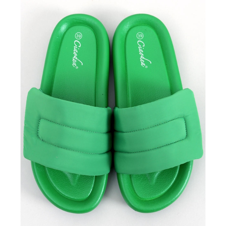 PA1 Cueto Green nylon papucs zöld 1