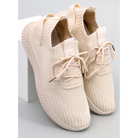 PA1 Sigart Beis zoknis sportcipő bézs 1