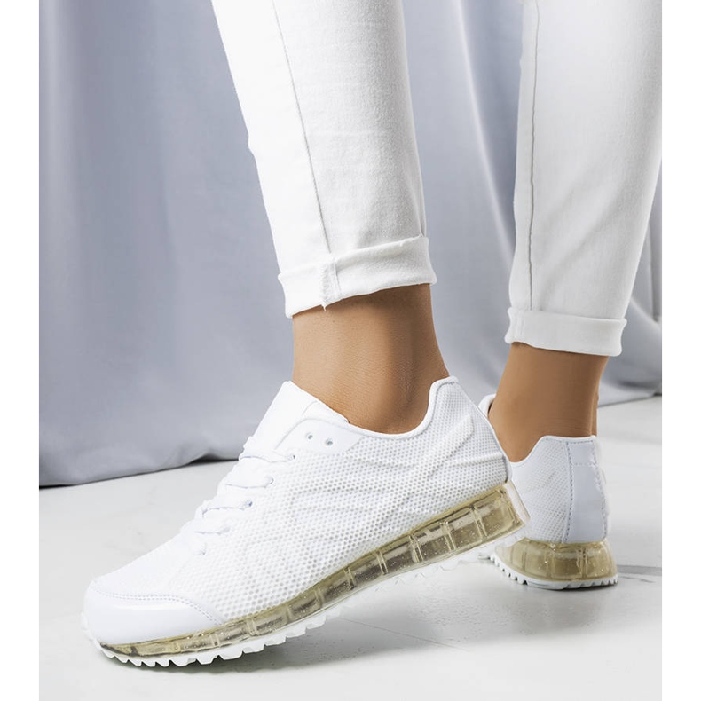 PA1 Fehér tornacipő divatos Durandana talppal 1