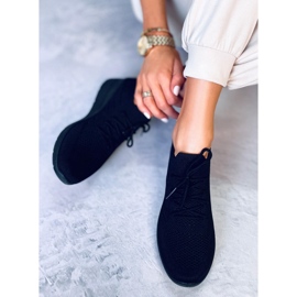 PA1 Paquet Black wedge tornacipő fekete 1