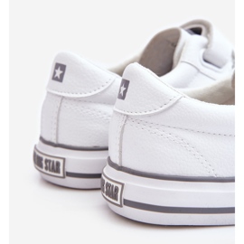 Klasszikus tépőzáras tornacipő Big Star LL274A205 fehér 2