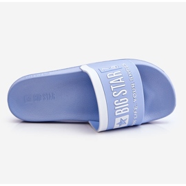 Női Big Star világos papucs LL274734 Világoskék 2