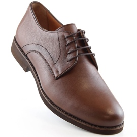 Férfi barna bőr fűzős cipő T.Sokolski W21-903 1