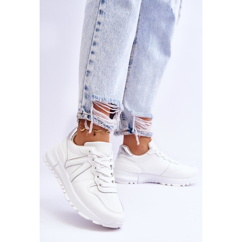 Női alsó szárú sportcipő, fehér Elliot 2