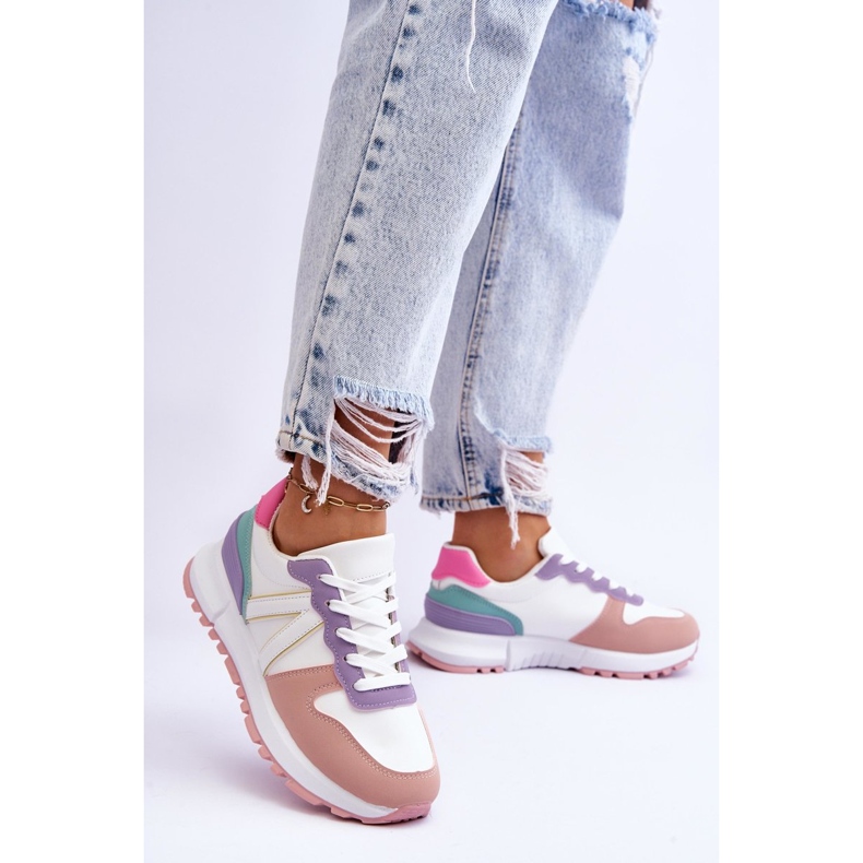 FB2 Női alacsony sportcipő Többszínű Elliot fehér 2