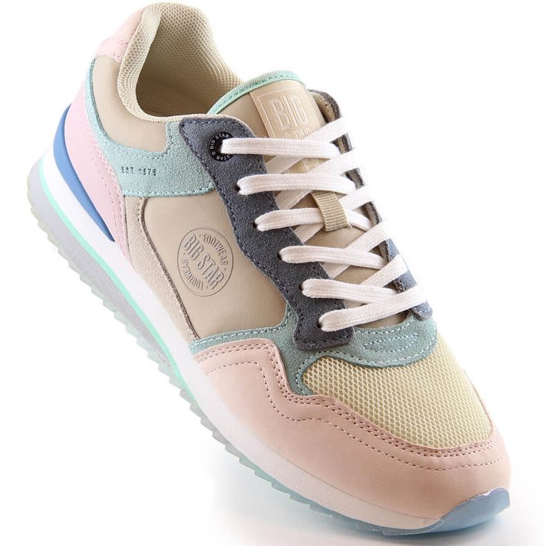 Bőr sportcipő női tornacipőkhöz Big Star LL274347 sokszínű 2