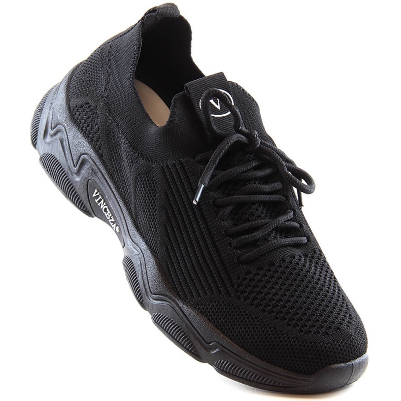 Fekete női bebújós sportcipő Vinceza 13574 1