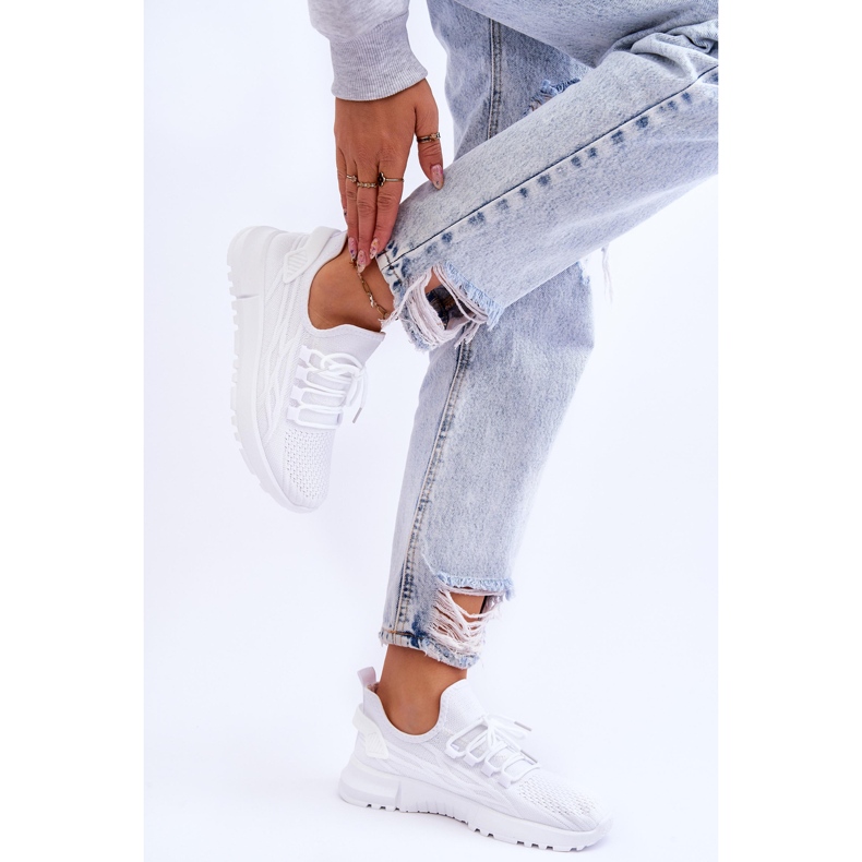 FB2 Női bebújós sportcipő, fehér Rosett 2