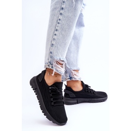 FB2 Női bebújós sportcipő fekete Rosett 2