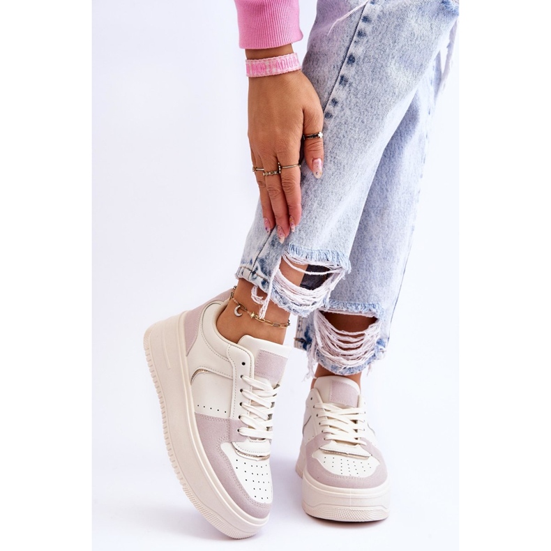 Bexley női magas platformú tornacipő világos bézs 1 Bexley női magas platformú tornacipő világos bézs 1