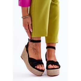 Női ékszandál fekete Kendall 1