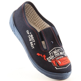 Sötétkék Nazo N017DKW óvodai fiú papucs 1