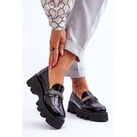 Divatos naplopók az emelvényen, díszítéssel Laura Messi 2600 fekete 2