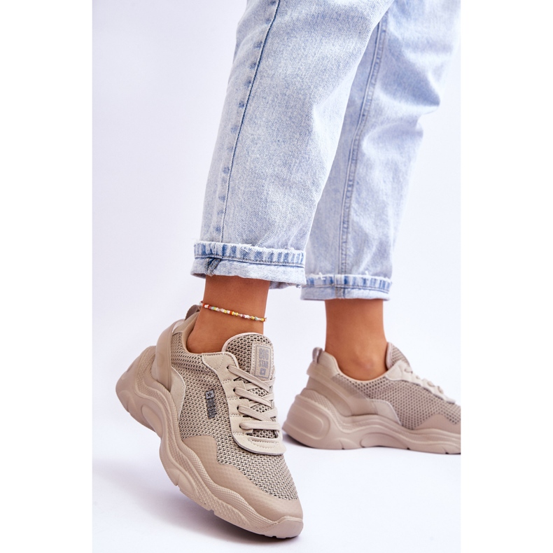 Női Memory Foam System Big Star Fabric sportcipő LL274A066 Bézs 2 Női Memory Foam System Big Star Fabric sportcipő LL274A066 Bézs 2