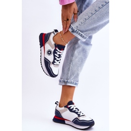 Női tornacipő Memory Foam System Big Star LL274538 Fehér-Navy kék 2 Női tornacipő Memory Foam System Big Star LL274538 Fehér-Navy kék 2