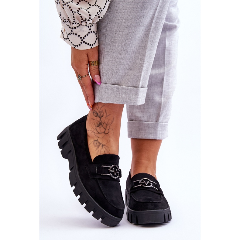 Vinceza Velúr női naplopók, fekete Sanvi 1