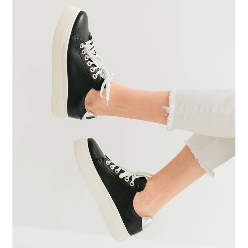 Marco Shoes Könnyű tornacipő fekete 1