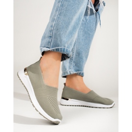 Női áttört tornacipő Shelovet zöld 1