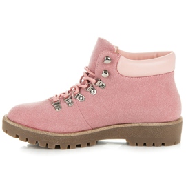 Vices New Collection Suede Trappers rózsaszín 1