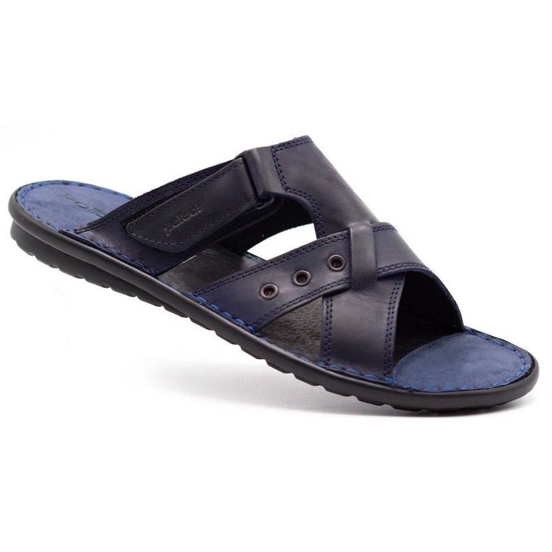 Polbut Férfi SA05 sötétkék sötét papucs 1