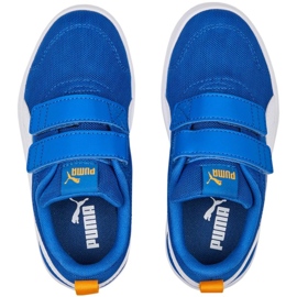 Puma Courtflex v2 Mesh V Ps Jr cipők 371758 14 kék 1