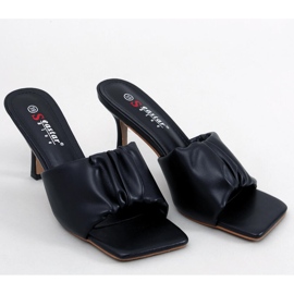 Seastar Devon fekete tűsarkú szandál 1