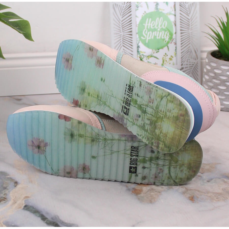 Bőr sportcipő női tornacipőkhöz Big Star LL274347 sokszínű 1