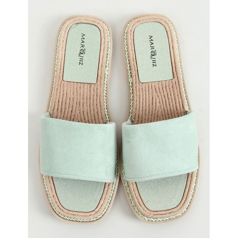 Daniels Green női velúr papucs zöld 1