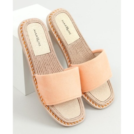 Daniels Orange női velúr papucs narancs 1