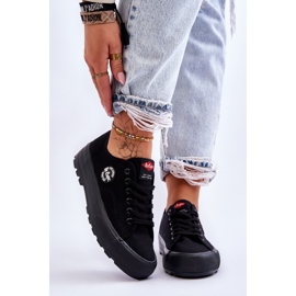 Női alacsony platformú tornacipő Lee Cooper LCW-23-44-1652L fekete 1