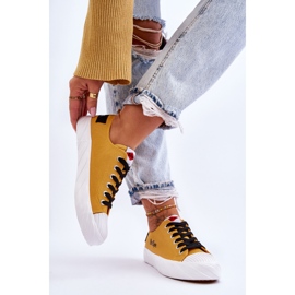 Lee Cooper LCW-23-44-1649L női tornacipő, sárga 2