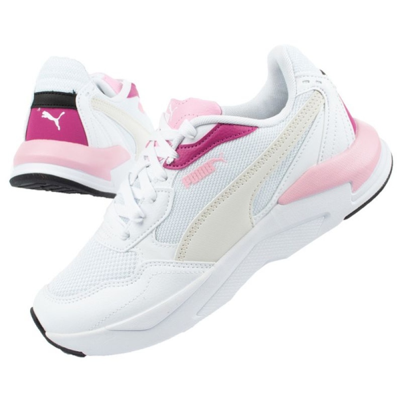 Puma X-Ray Speed ​​​​Lite Jr 385524 04 cipő fehér rózsaszín 1