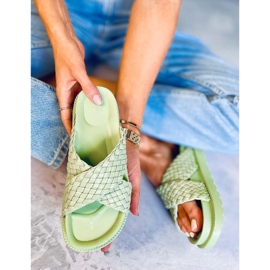 Norma Green női papucs zöld 1
