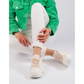 Bézs Shelovet női tornacipő 2