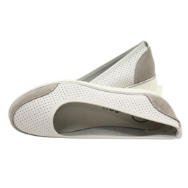 Női áttört bőr balettlapos Filippo Dp4524/23 fehér 4 Női áttört bőr balettlapos Filippo Dp4524/23 fehér 4